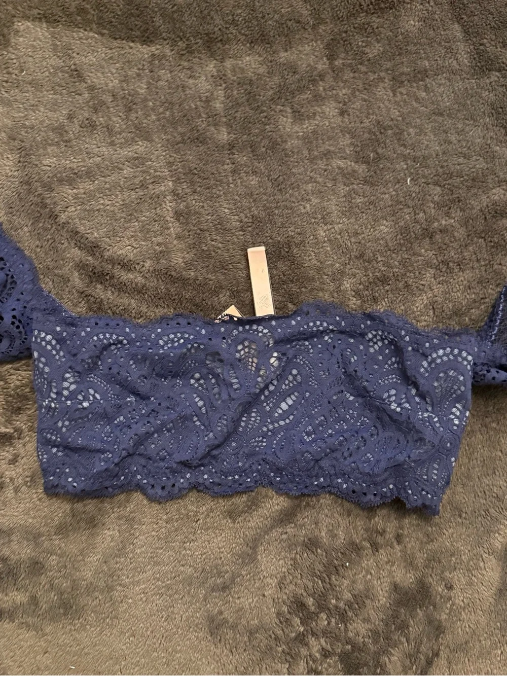 Victoria's Secret Navy Blue Lace Bandeau